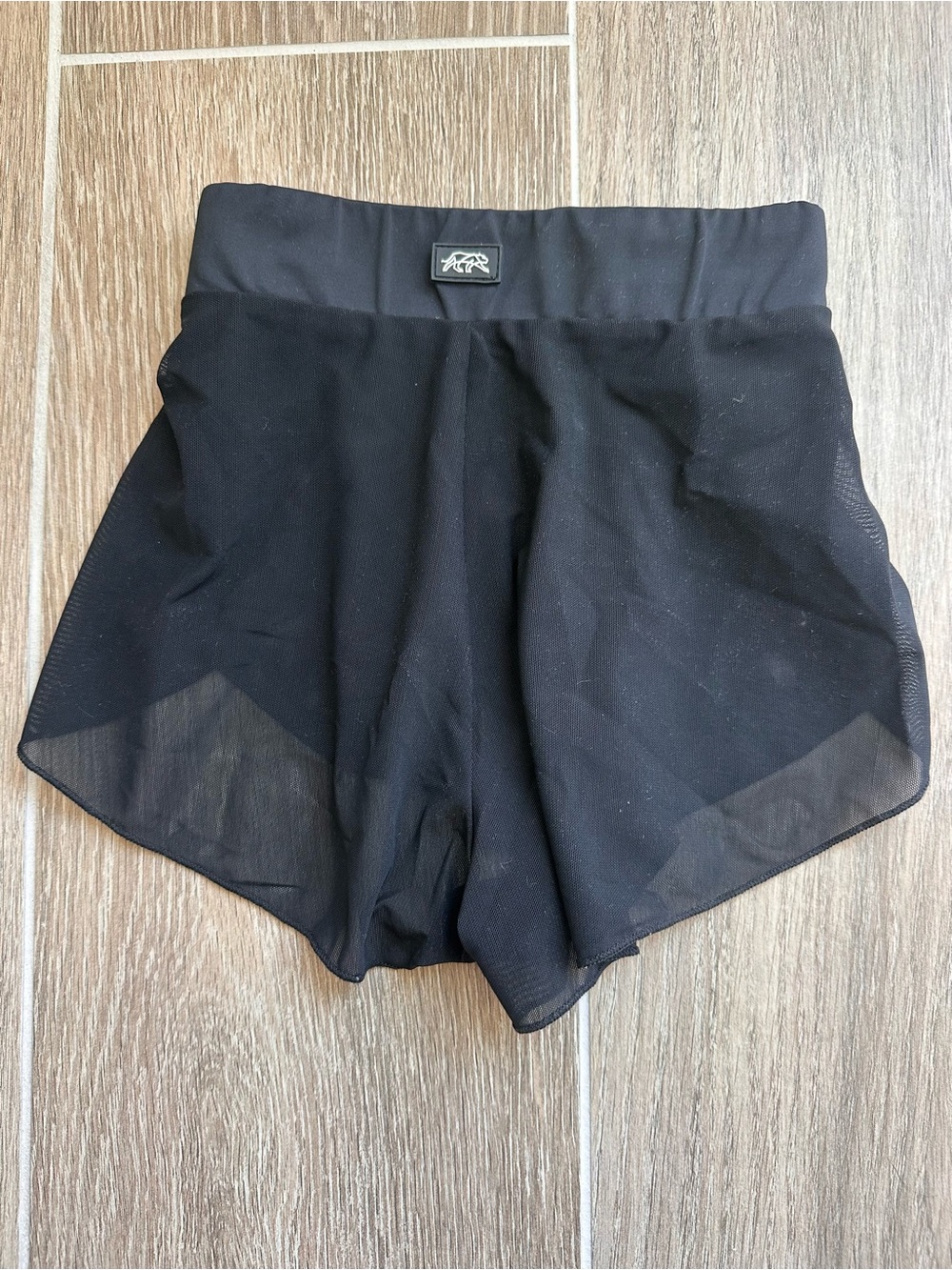 Tiger Friday mesh petal shorts in black (CM) - Picture 2 of 3